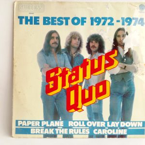 Compra venta de vinilos CHILE -- Status Quo: The Best Of 1972 - 1974, Status Quo, Blues Rock, Classic Rock, venta vinilos de rock Chile, vinilos de rock online