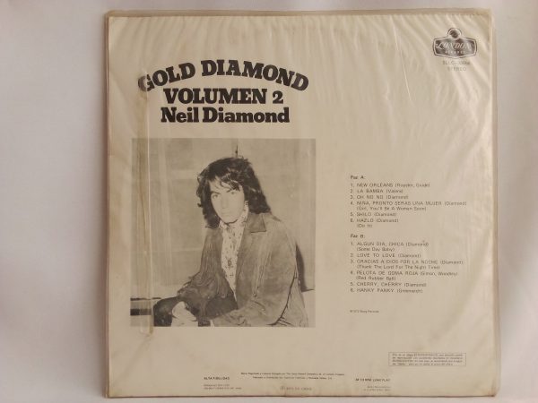 Neil Diamond: Gold Diamond Volume 2, Neil Diamond, venta vinilo Neil Diamond, Pop-Rock, balada en inglés, venta vinilos de Pop-Rock, discos de balada, Tienda de vinilos, venta online vinilos Chile