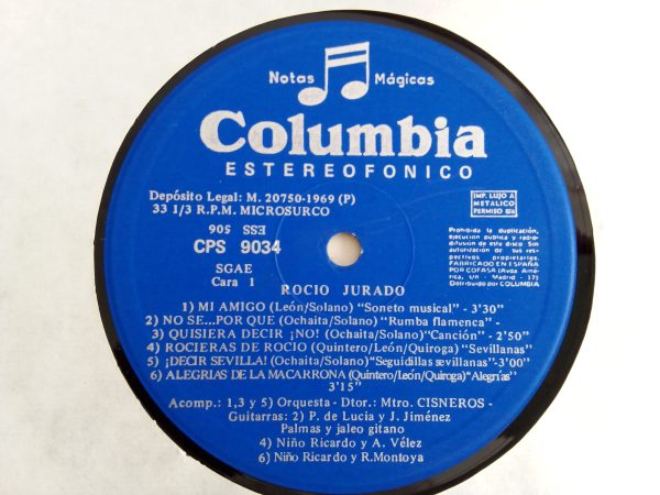 Rocío Jurado: Rocío Jurado, vinilos de Rocío Jurado, Tienda de vinilos Chile, tienda online vinilos, discos de vinilo Flamenco, Flamenco, vinilos en oferta, vinilos baratos