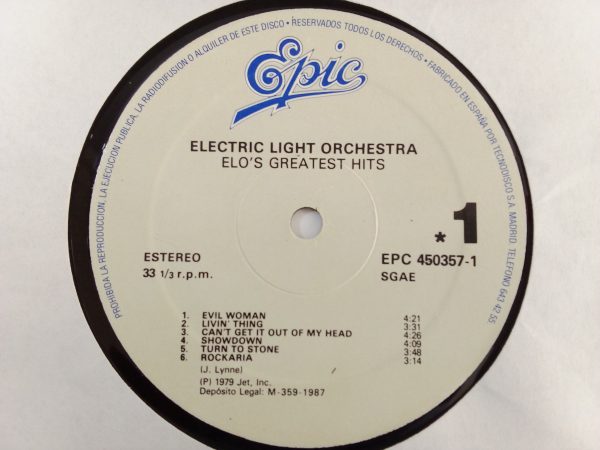Electric Light Orchestra: ELO's Greatest Hits, Electric Light Orchestra, ELO, vinilos de ELO, venta vinilos de rock, oferta vinilos de rock, Tienda de vinilos rock, venta online vinilos Santiago