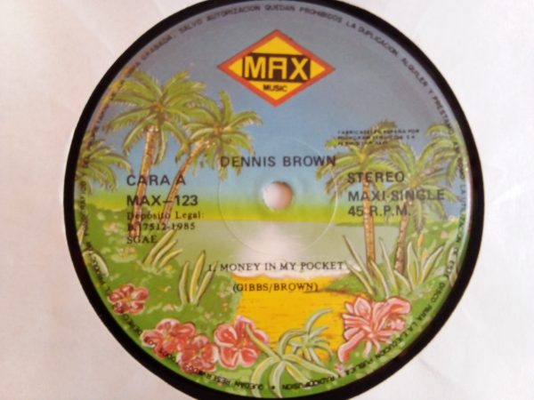 Dennis Brown: Money In My Pocket, Dennis Brown, Reggae, venta vinilos Reggae, discos de vinilo Reggae, vinilos Reggae Chile, Tiebda de vinilos Santiago