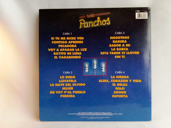 Vinitrola.cl - Los Panchos: Todo Panchos (Las 24 Grandes Canciones), Los Panchos, vinilos de Los Panchos, Bolero, discos de vinilo de Bolero, Tienda de vinilos Chile, Vneta vinilos en Oferta