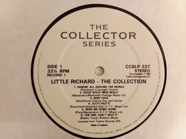 Little Richard: The Collection, Little Richard, venta vinilos de Little Richard, vinilos de compilación venta, Rock & Roll, venta discos de vinilo Rock & Roll, vinilos Rock & Roll online, Tienda de vinilos online