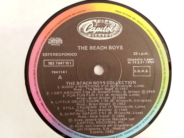 The Beach Boys: Collection, The Beach Boys, venta vinilo de The Beach Boys, surf, vinilos estilo surf, pop rock vinilos Chile, vinilos de compilación