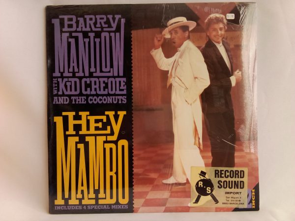 Barry Manilow With Kid Creole And The Coconuts: Hey Mambo, Barry Manilow, Kid Creole And The Coconuts, Funk/Soul, Mambo, Afro-Cubana, vinilos de Mambo, viilos Baratos, vinilos Chile, vinilos Santiago. vinilos Oferta