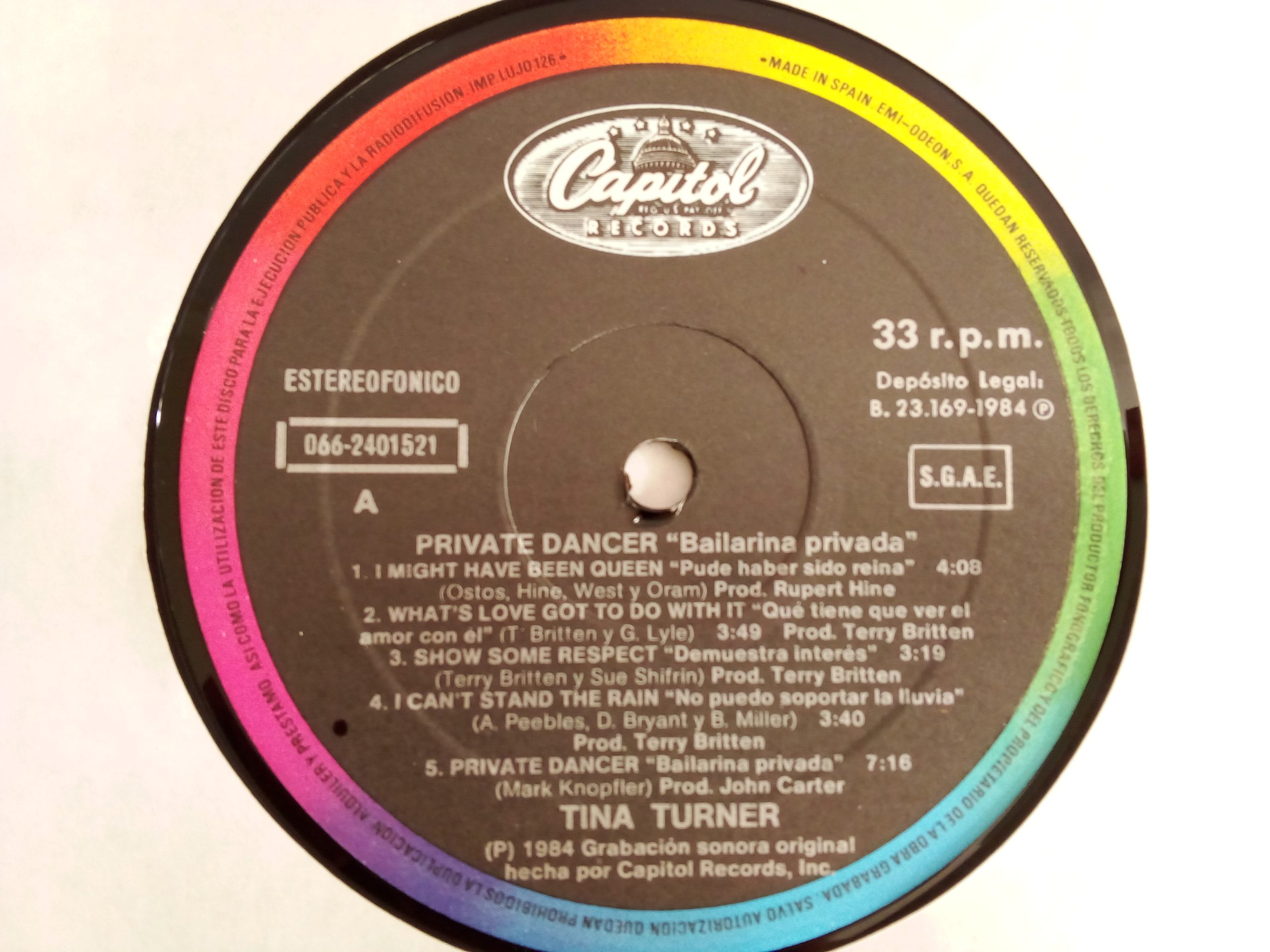 Tina Turner: Private Dancer, Tina Turner, vinilos de Tina Turner, Tienda de vinilos online chile, vinilos de Pop Rock, vinilos Santiago, vinilos originales Venta