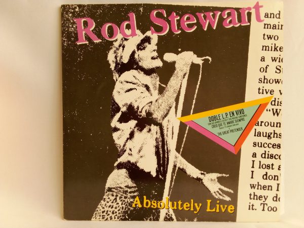 Rod Stewart: Absolutely Live, Rod Stewart, vinilos de Rod Stewart, Soft Rock, Pop Rock, Rock Clásico, vinilos de Soft Rock, vinilos de Pop Rock, vinilos de Rock Clásico, venta vinilos de rock, vinilos santiago