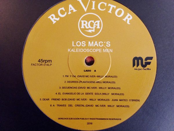 Los Mac's: Kaleidoscope Men, Los Mac's, Rock Latino, Tienda de vinilos Santiago, vinilos de Los Mac's, Pop-Rock, Rock Psicodélico, discos de vinilo Providencia