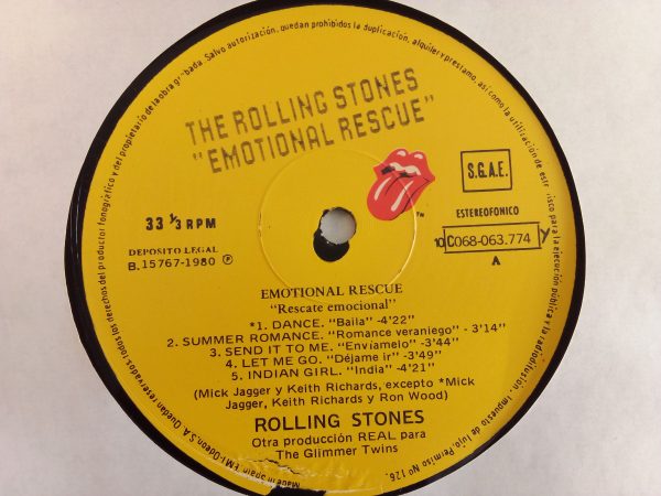 The Rolling Stones: Emotional Rescue, The Rolling Stones, vinilos de The Rolling Stones, Pop Rock, Rock Clásico, venta vinilos de rock, vinilos rock en Oferta, vinilos santiago, vinilos chile