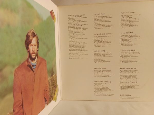 Eric Clapton: Behind The Sun, Eric Clapton, vinilos de Eric Clapton, Blues Rock, Pop Rock, vinilos de Blues Rock, discos de vinilo Pop Rock, Vinilos Rock, vinilos Chile, vinilos en Santiago
