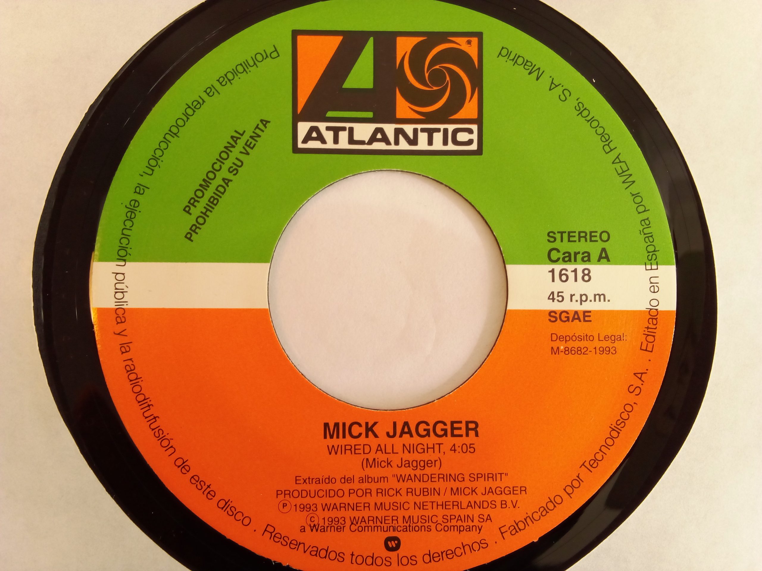 Mick Jagger: Wired All Night, Mick Jagger, vinilos de Mick Jagger, Pop Rock, vinilos de Pop Rock Chile, vinilos Chile, Vinilos Santiago, Vinilos en Oferta