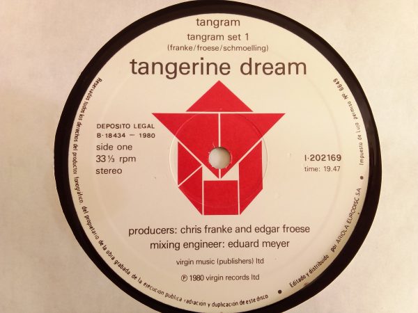 Tangerine Dream: Tangram, Tangerine Dream, vinilos de Tangerine Dream, Electrónica, Ambient, vinilos de Electrónica, discos de vinilo de Ambient, discos en Chile, vinilos Chile, venta online vinilos | vinitrola.cl