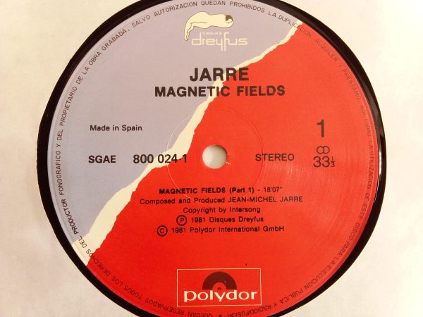 Jean-Michel Jarre: Magnetic Fields, Jean-Michel Jarre, vinilos de Jean-Michel Jarre, Electrónica, Synth-pop, Ambient, vinilos de ambient, vinilos de electrónica, vinilos Chile, Vinilos Santiago