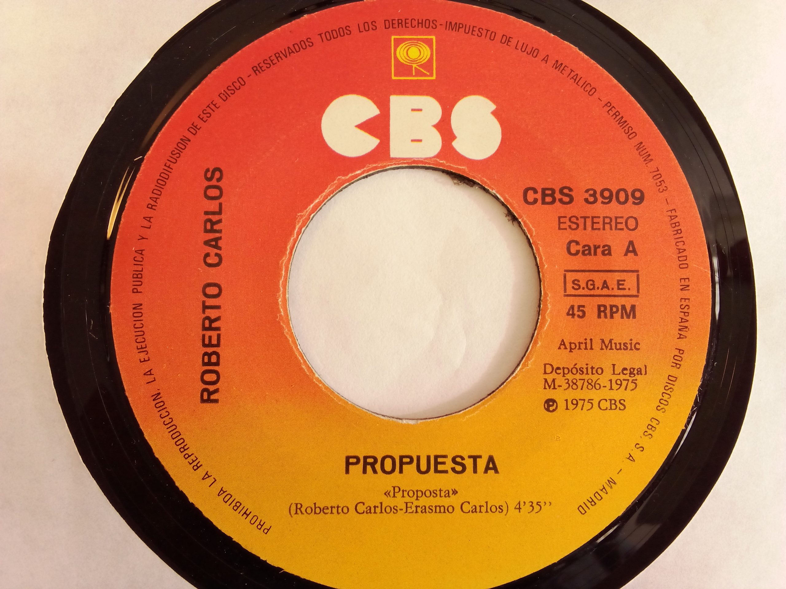 Roberto Carlos: Propuesta, Roberto Carlos, venta vinilos Roberto Carlos, Tienda de vinilos Santiago, vinilos Santiago de Chile, vinilos Chile, Vinilos Providencia Santiago, Vinilos en Oferta