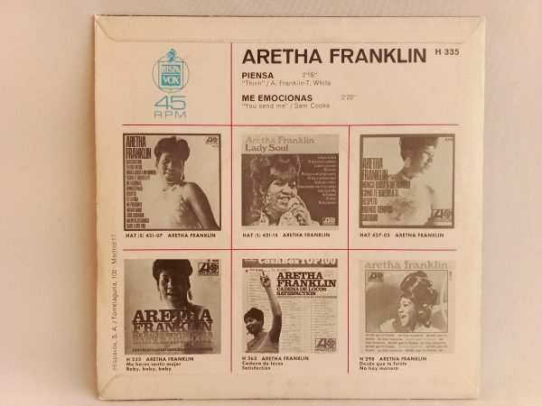 Aretha Franklin: Think [Piensa], Aretha Franklin, vinilos de Aretha Franklin, Soul, vinilos de Soul, vinilos de Soul en Oferta, vinilos Chile, Vinilos Providencia Santiago, Vinilos en Oferta