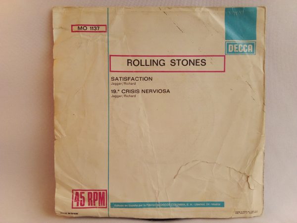The Rolling Stones: Satisfaction, The Rolling Stones, vinilos de The Rolling Stones, Vinilos de Rock, vinilos Baratos Santiago, vinilos Chile, Vinilos Providencia Santiago, venta de vinilos en Santiago, vinilos en Oferta