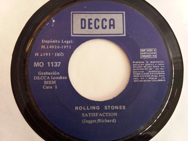 The Rolling Stones: Satisfaction, The Rolling Stones, vinilos de The Rolling Stones, Vinilos de Rock, vinilos Baratos Santiago, vinilos Chile, Vinilos Providencia Santiago, venta de vinilos en Santiago, vinilos en Oferta