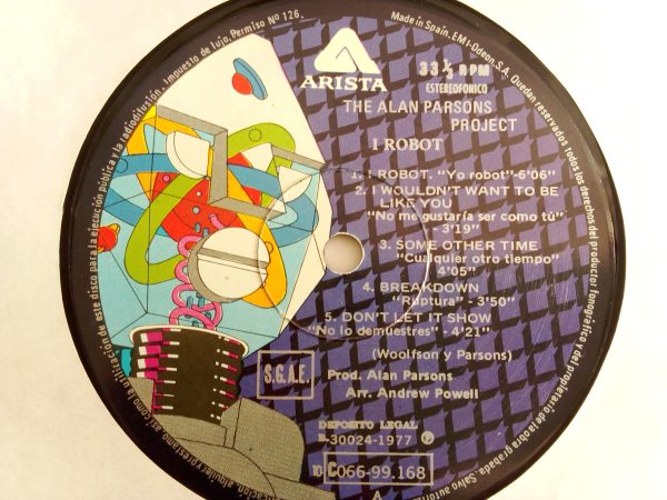 The Alan Parsons Project: I Robot, The Alan Parsons Project, vinilos de The Alan Parsons, vinilos Chile, Vinilos Providencia Santiago, Vinilos en Santiago, vinilos online de Rock, vinilos de Rock Chile, Rock Sinfónico, Rock Progresivo, Art Rock, Synth-pop, vinilos de Rock Progresivo, discos de Art Rock