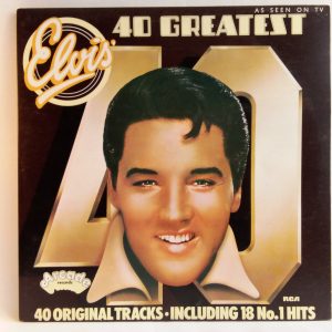 Elvis Presley: Elvis' 40 Greatest, Elvis Presley, vinilos de Elvis Presley, Rock & Roll, vinilos de Rock & Roll, vinilos Chile, Vinilos Providencia Santiago, vinilos discos baratos, vinilos en Oferta, vinilos baratos