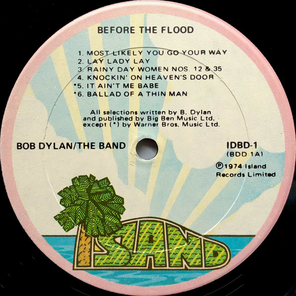 Vinilos Chile | Bob Dylan / The Band: Before The Flood, Bob Dylan, vinilos de Bob Dylan, Folk Rock, Blues Rock, vinilos de Folk Rock, discos de vinilo Blues Rock, vinilos de Rock, tienda vinilos Providencia