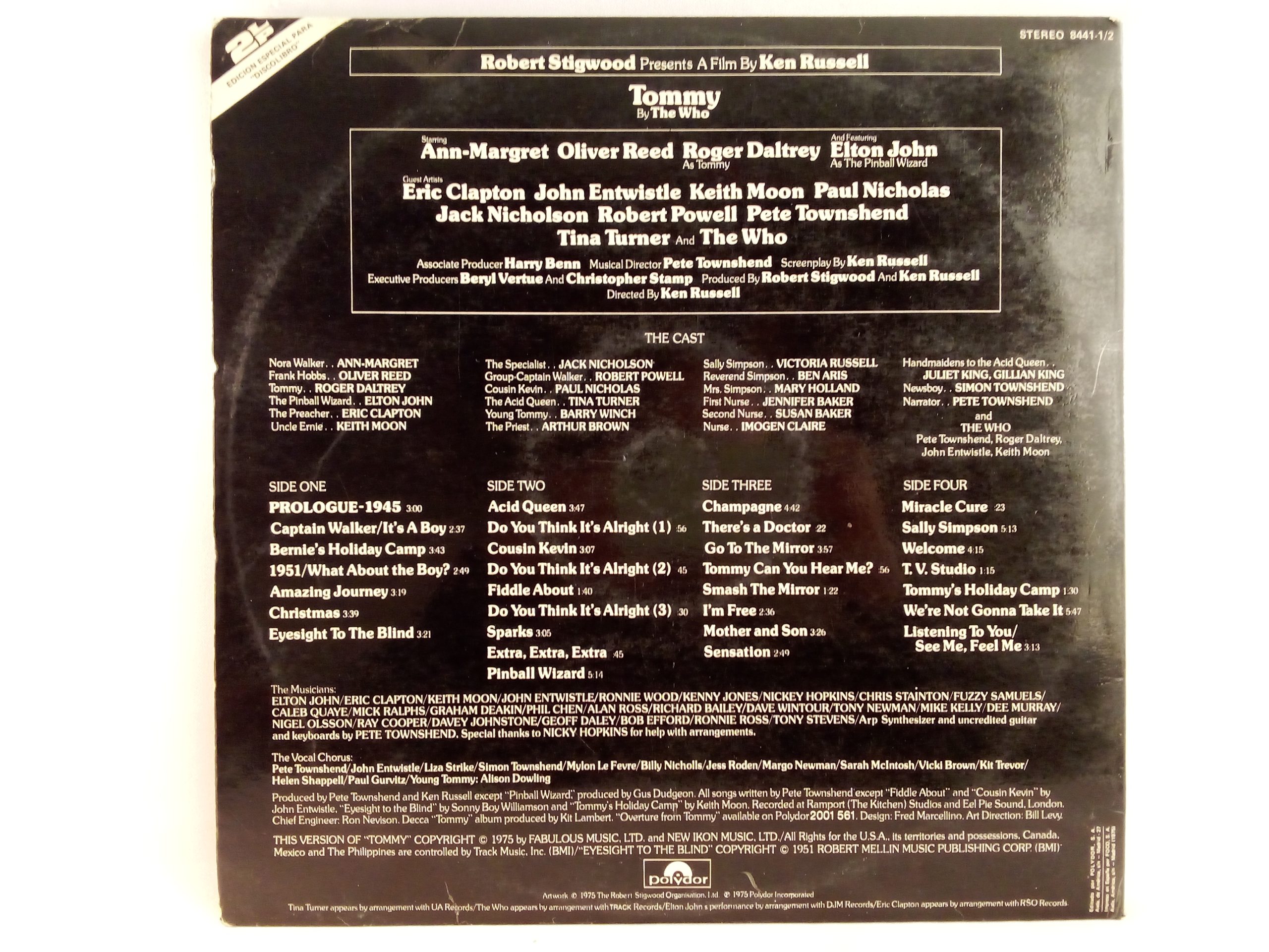 Vinilos Black Friday Descuentos | Varios: Tommy (Banda Sonora Original De La Película), The Who, vinilos The Who, Vinilos Black Friday, vinilos en Oferta, vinilos baratos, vinilos de Pop Rock