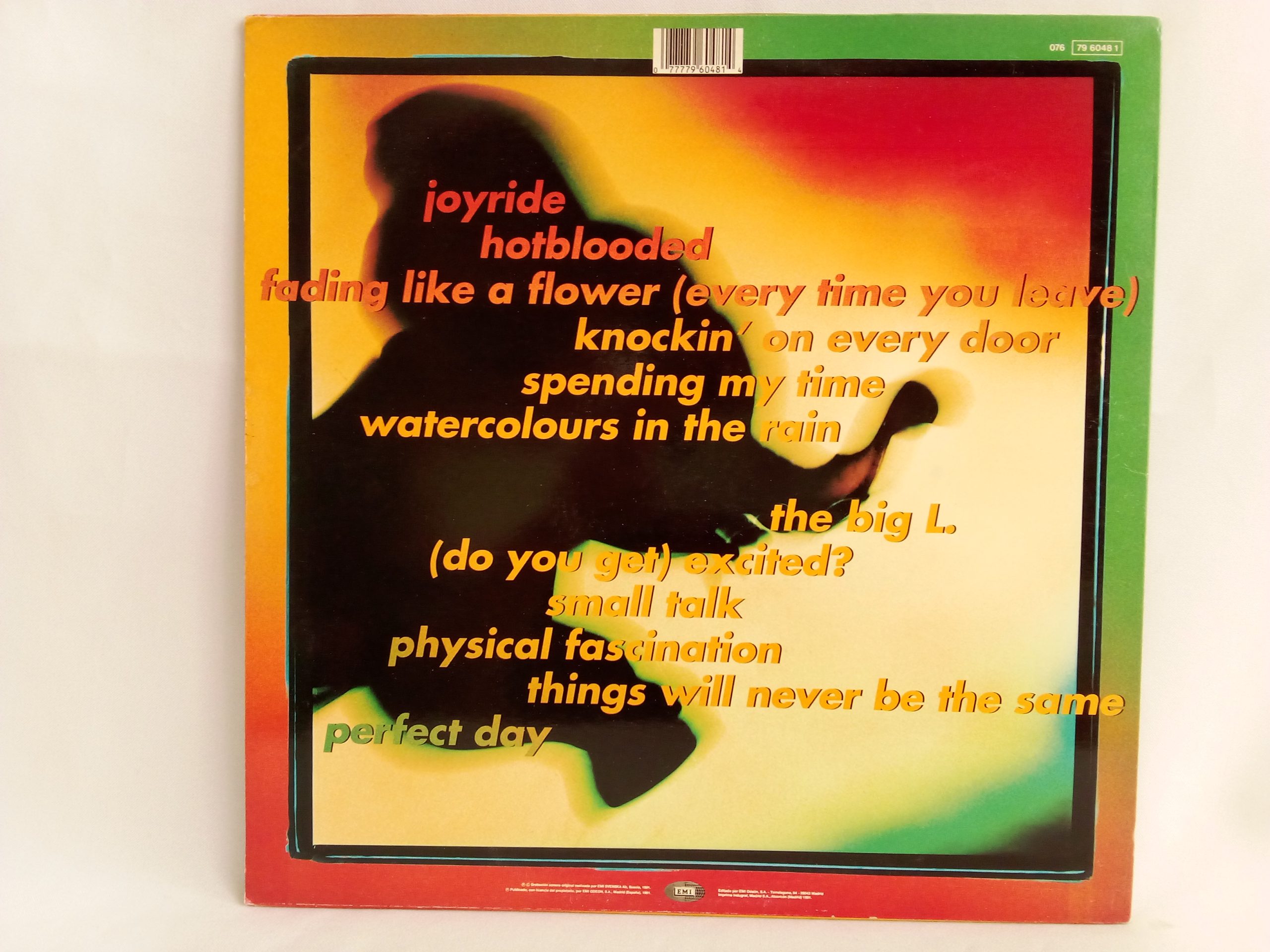 Tienda de vinilos - Roxette: Joyride, vinilos de Roxette, Roxette, Pop Rock, venta vinilos Pop Rock, discos Pop Rock Chile, vinilos en Oferta