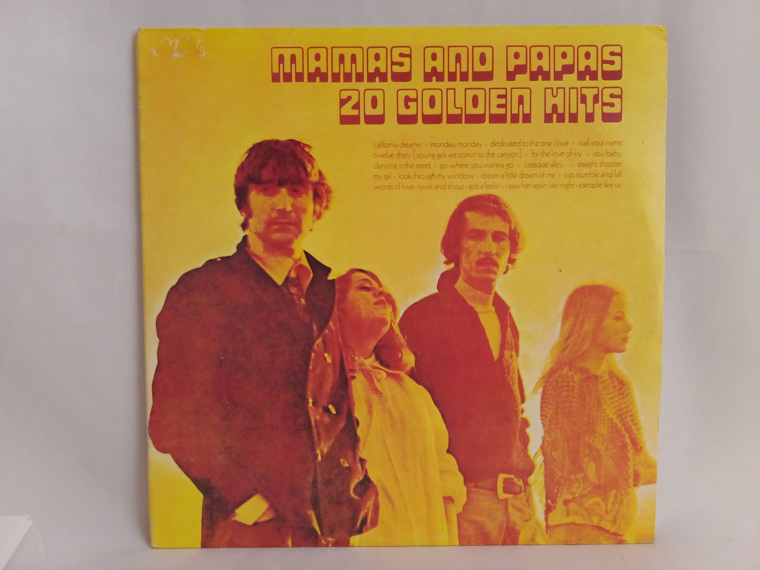 Vinilos Chile - The Mamas & The Papas: 20 Golden Hits, The Mamas & The Papas, vinilos de The Mamas & The Papas, vinilos Golden Hits, vinilos grandes éxitos, vinilos compilación, Disquería Santiago