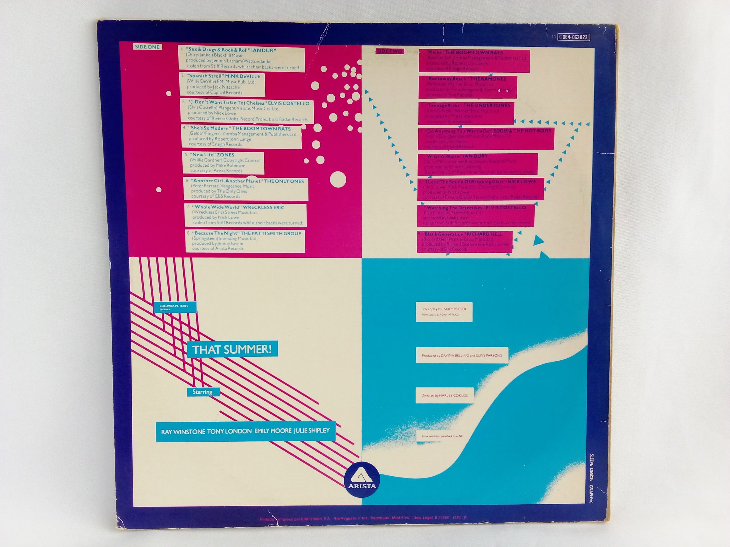 Oferta Vinilos - That Summer!: Banda Sonora de la Pelicula, Ramones, Elvis Costello, Patti Smith, vinilos baratos, vinilos en Oferta, vinilos de Pop Rock