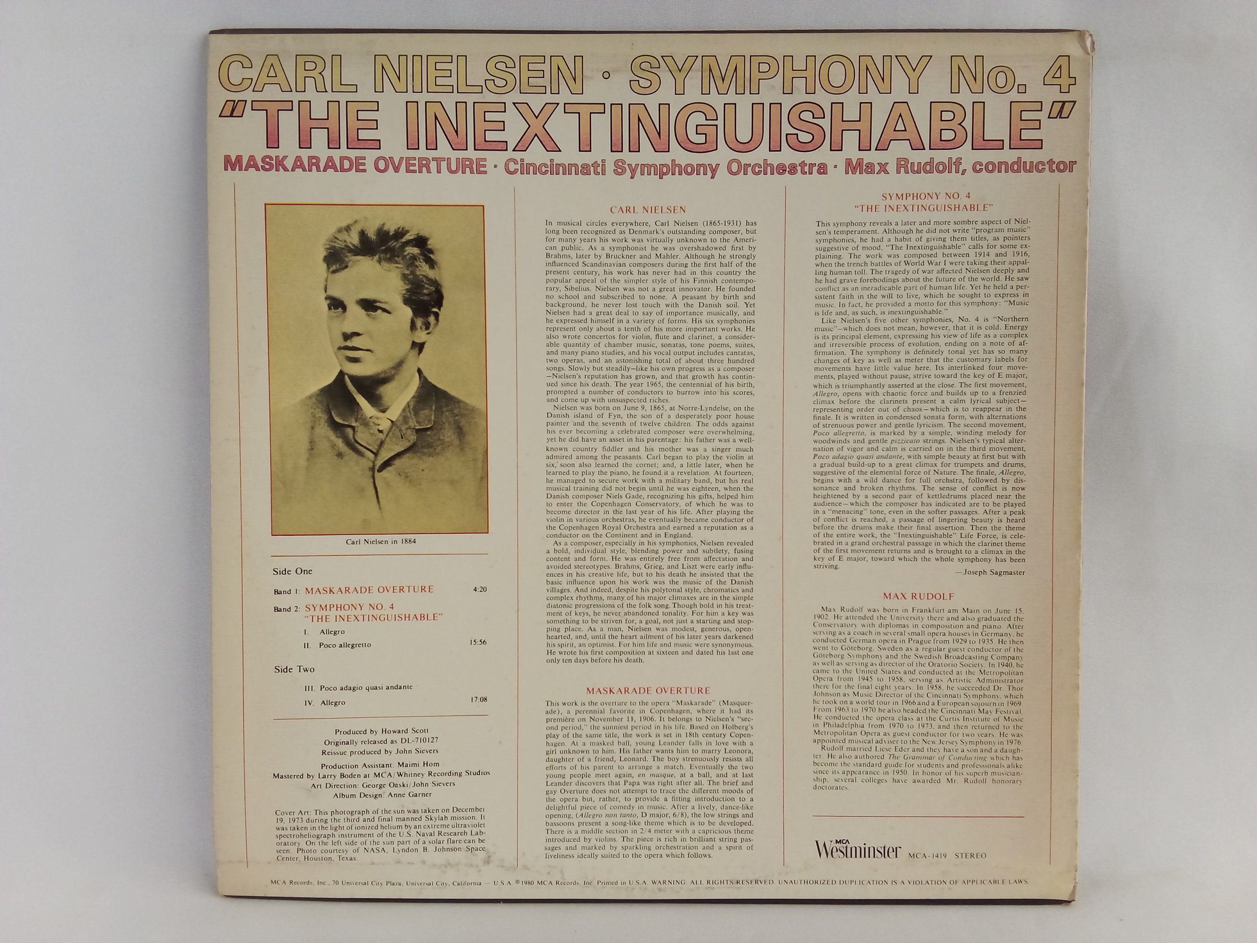 Carl Nielsen / Cincinnati Symphony Orchestra, Carl Nielsen, vinilos en Oferta Chile, venta online de vinilos, vinilos baratos