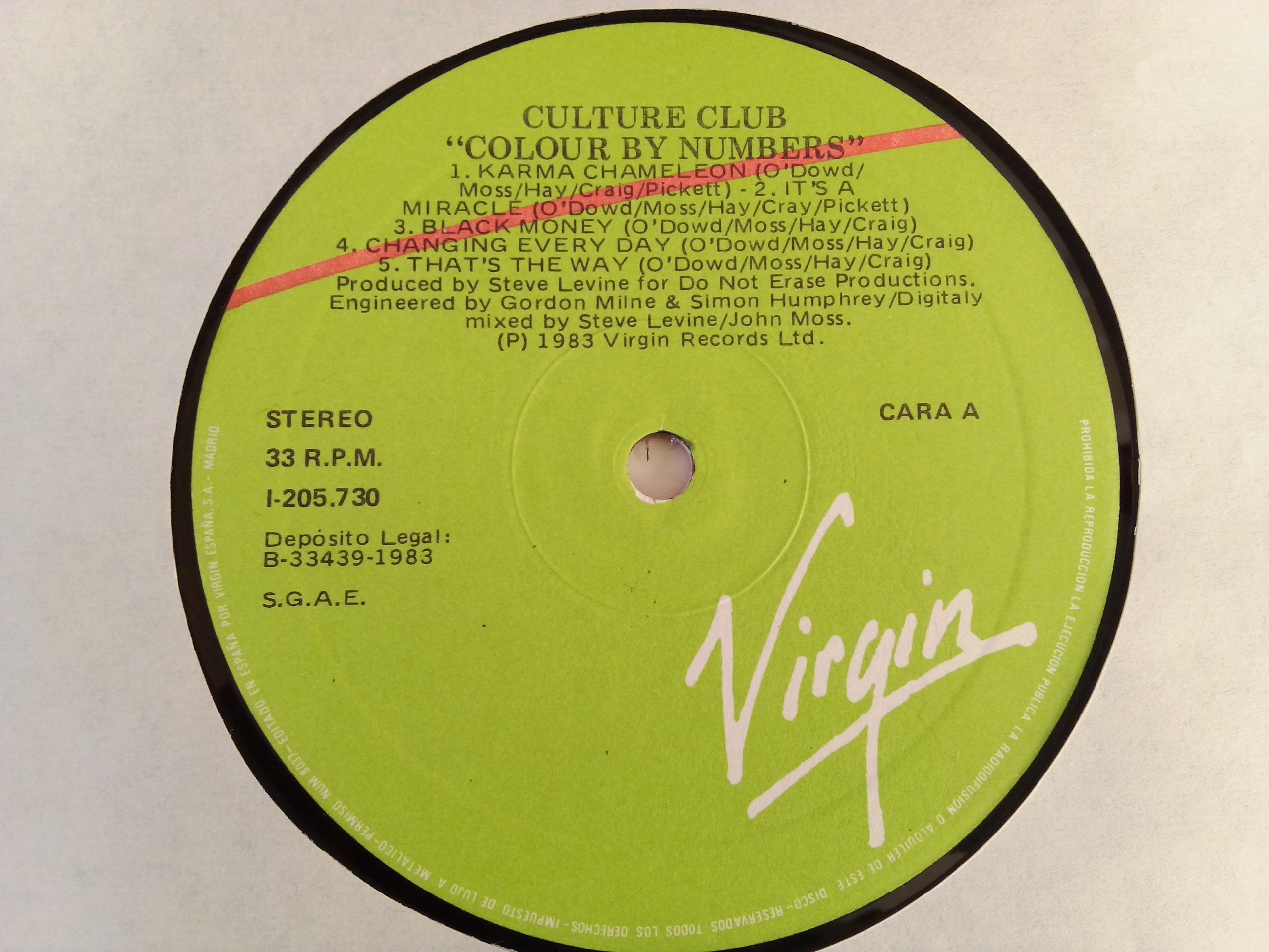 Culture Club: Colour By Numbers, Culture Club, vinilos de Culture Club, New Wave, Synth-pop, vinilos de New Wave, venta online vinilos de Synth-pop, Vinilos usados Chile, Venta de Vinilos Online, vinilos discos baratos, vinilos baratos Santiago