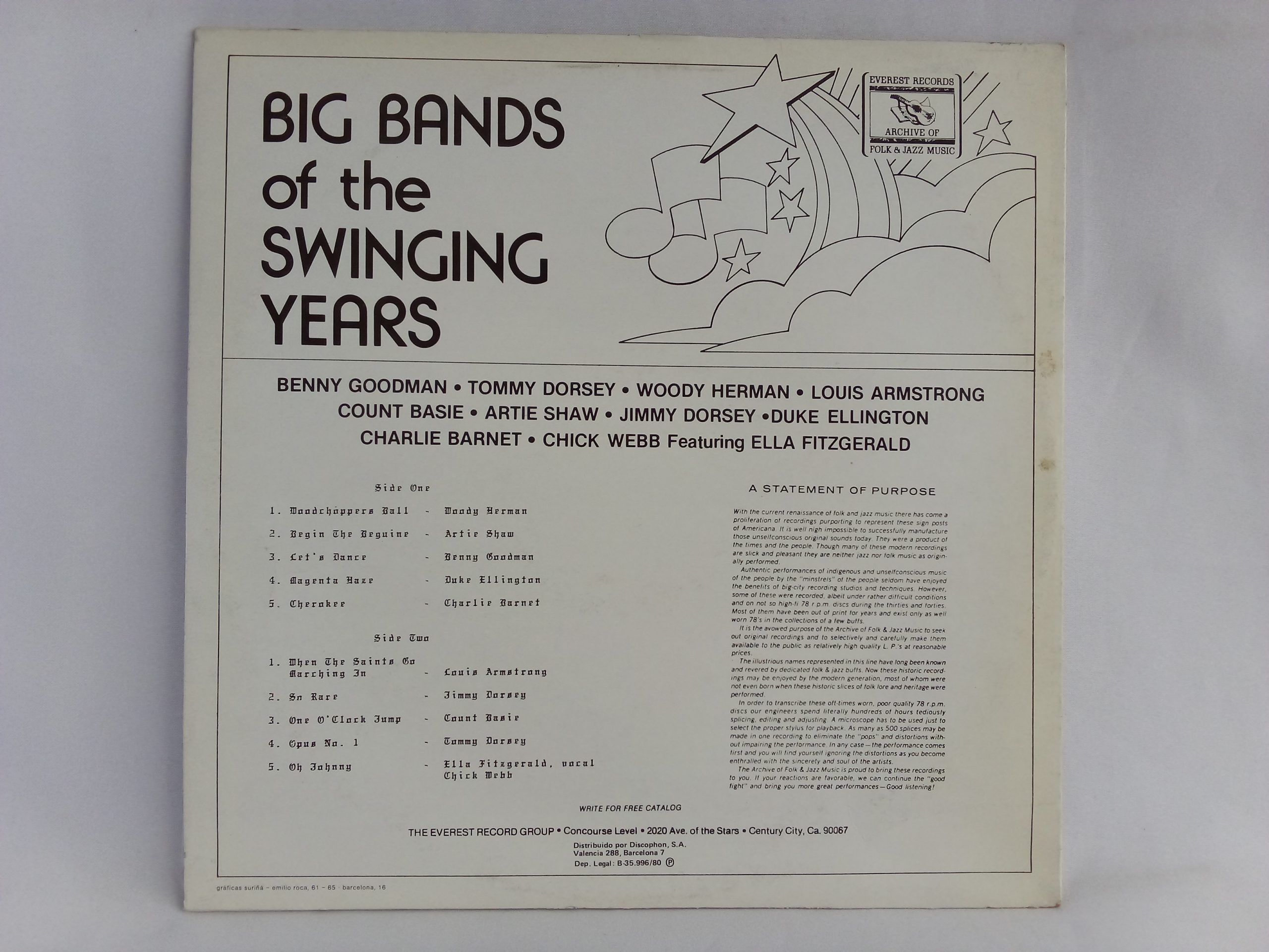 Big Bands Of The Swinging Years, Big Band, Cool Jazz, Swing, vinilos de Big Band, discos de Cool Jazz, vinilos de Swing, vinilos Jazz Baratos, venta vinilos de Jazz, vinilos de Jazz oferta
