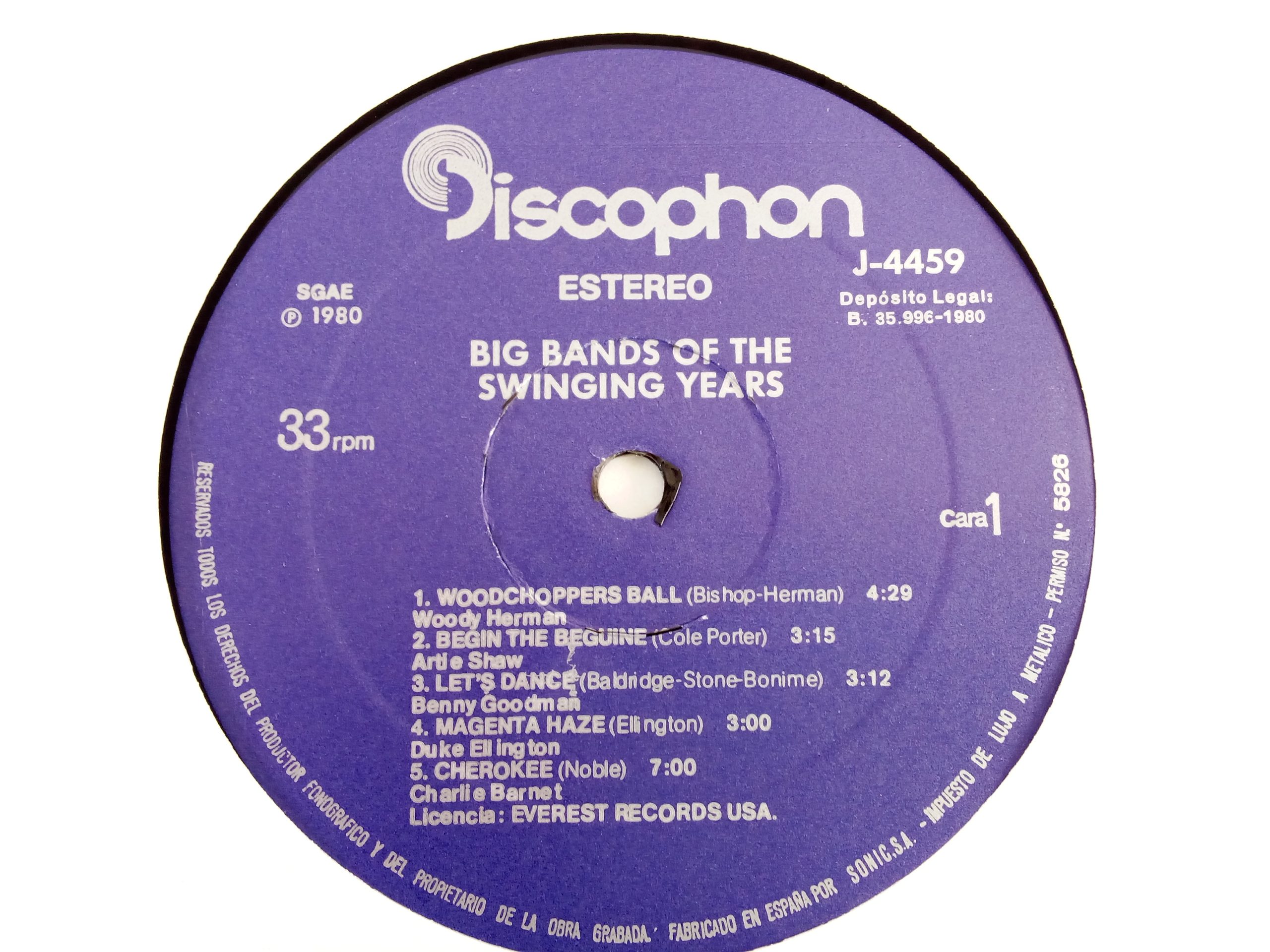 Big Bands Of The Swinging Years, Big Band, Cool Jazz, Swing, vinilos de Big Band, discos de Cool Jazz, vinilos de Swing, vinilos Jazz Baratos, venta vinilos de Jazz, vinilos de Jazz oferta
