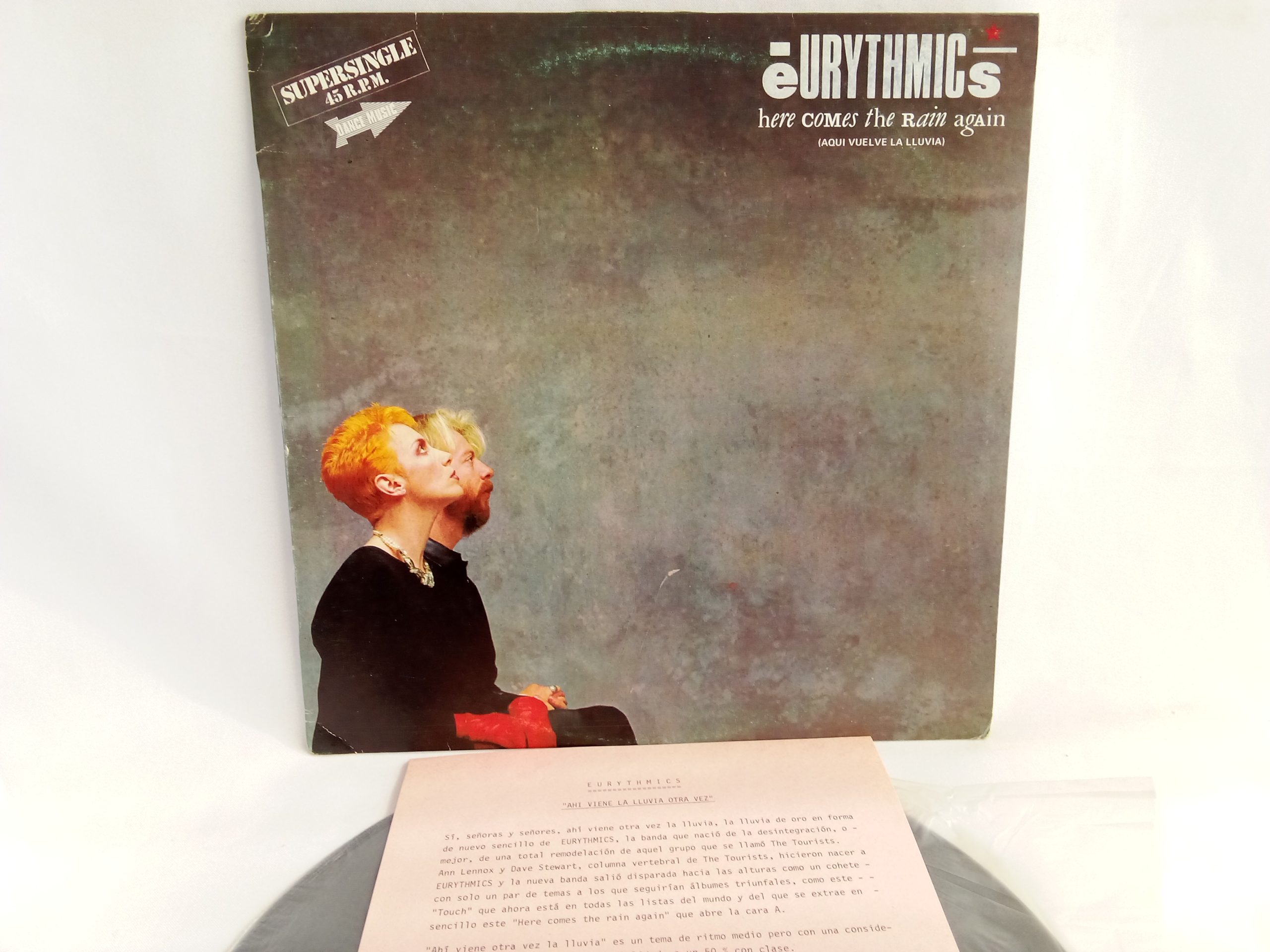 Eurythmics: Here Comes The Rain Again, Eurythmics, vinilos de Eurythmics, Electrónica, Synth-Pop, vinilos baratos, vinilos de los 80's