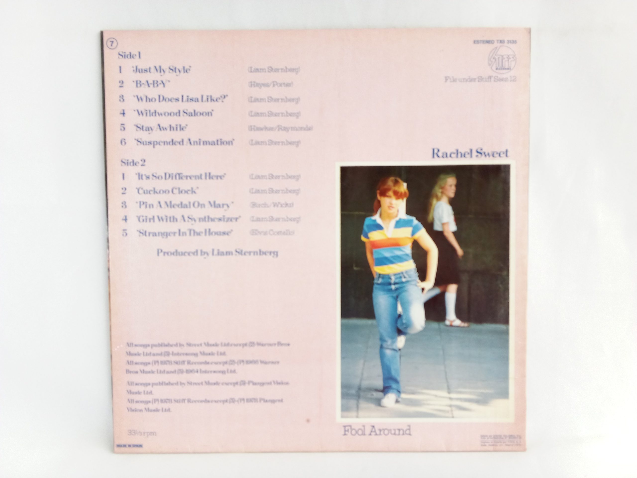 Rachel Sweet: Fool Around, Rachel Sweet, vinilos de Rachel Sweet, New Wave, Country Rock, vinilos de New Wave, Vinilos Providencia ,Vinilos Santiago ,Vinilos usados Chile
