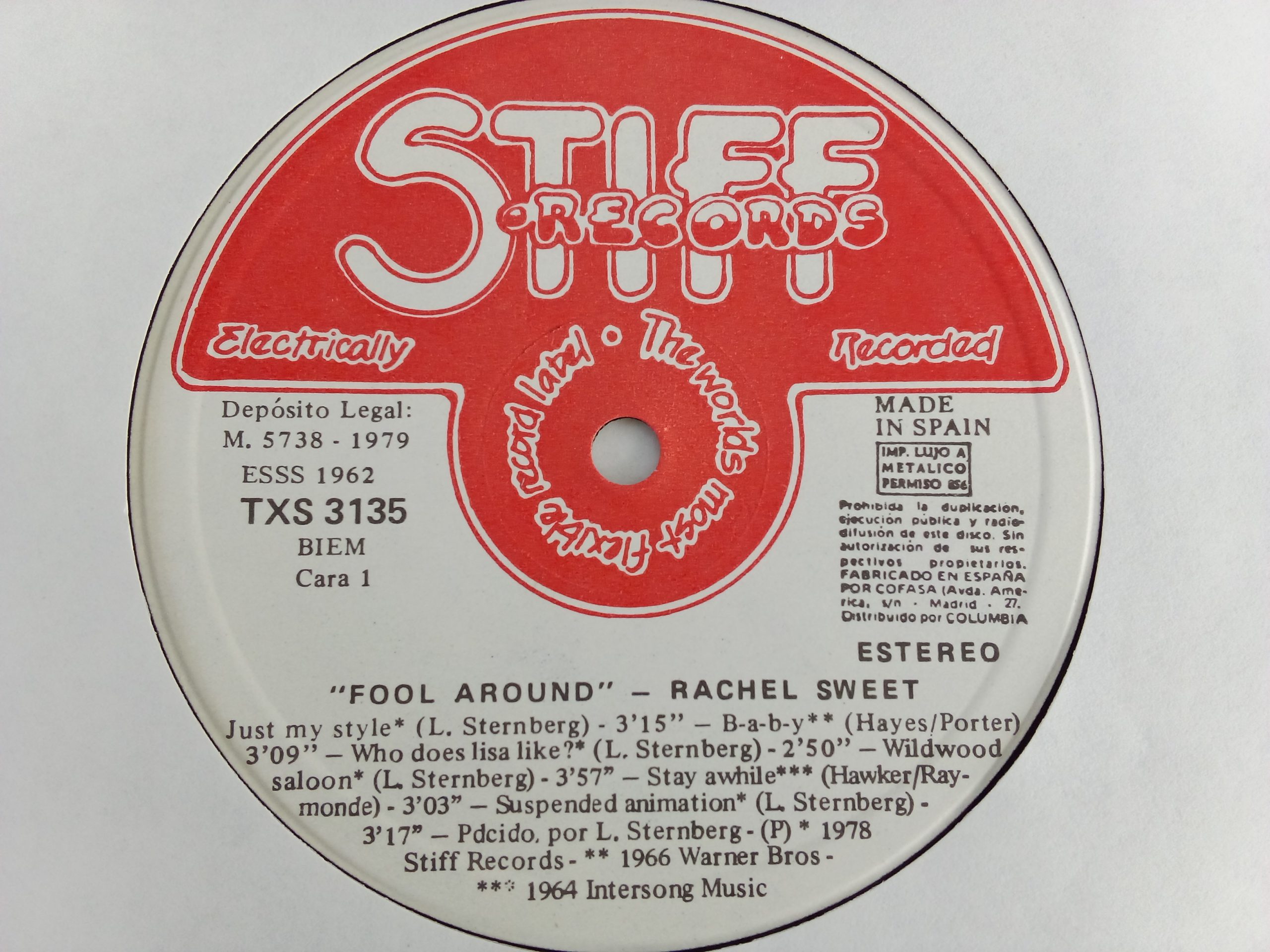 Rachel Sweet: Fool Around, Rachel Sweet, vinilos de Rachel Sweet, New Wave, Country Rock, vinilos de New Wave, Vinilos Providencia ,Vinilos Santiago ,Vinilos usados Chile