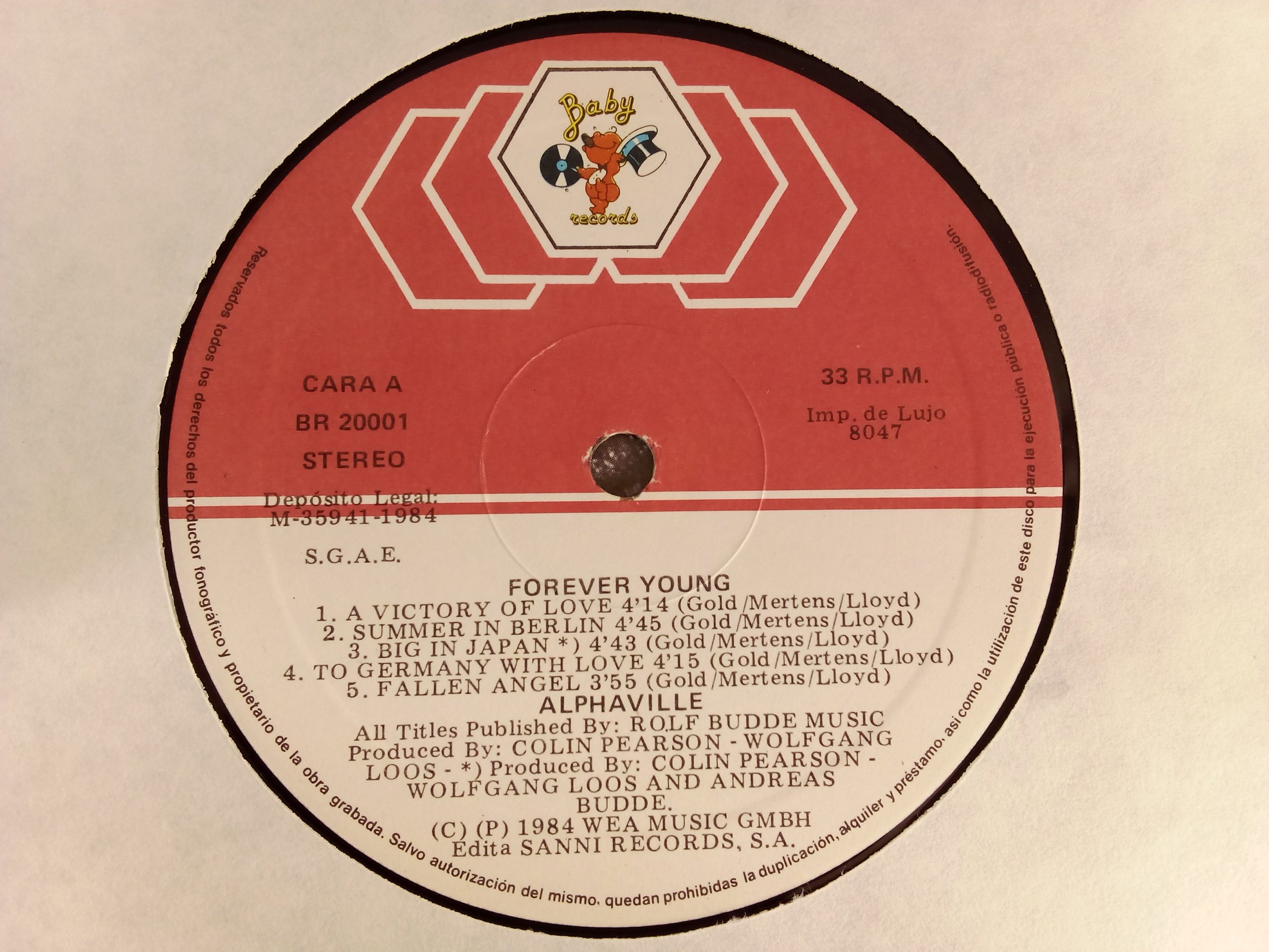 Alphaville: Forever Young, Alphaville, vinilos de Alphaville, Electrónica, Synth-Pop, vinilos de Electrónica, vinilos de Synth-Pop, Vinilos usados Chile, Venta de Vinilos Online, vinilos discos baratos, vinilos baratos Santiago