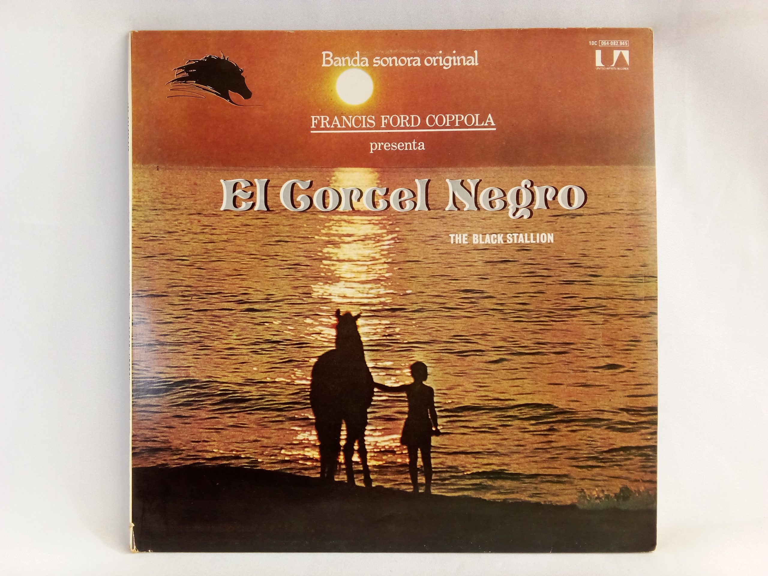 Carmine Coppola - Shirley Walker: The Black Stallion (El Corcel Negro), Carmine Coppola, Shirley Walker, Venta de vinilos online, Vinilos discos baratos, Vinilos Providencia, Vinilos Santiago, Vinilos usados Chile, Soundtrack, Clásica Moderna, Folk, Vinilos Música de Películas