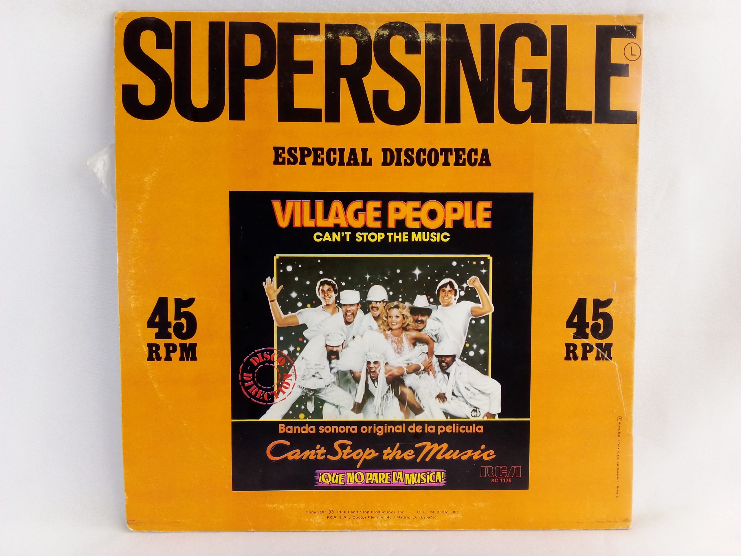 Village People: Can't Stop The Music, Village People, Vinilos usados Chile, Venta de Vinilos Online, vinilos discos baratos, vinilos baratos Santiago, Vinilos de 12'