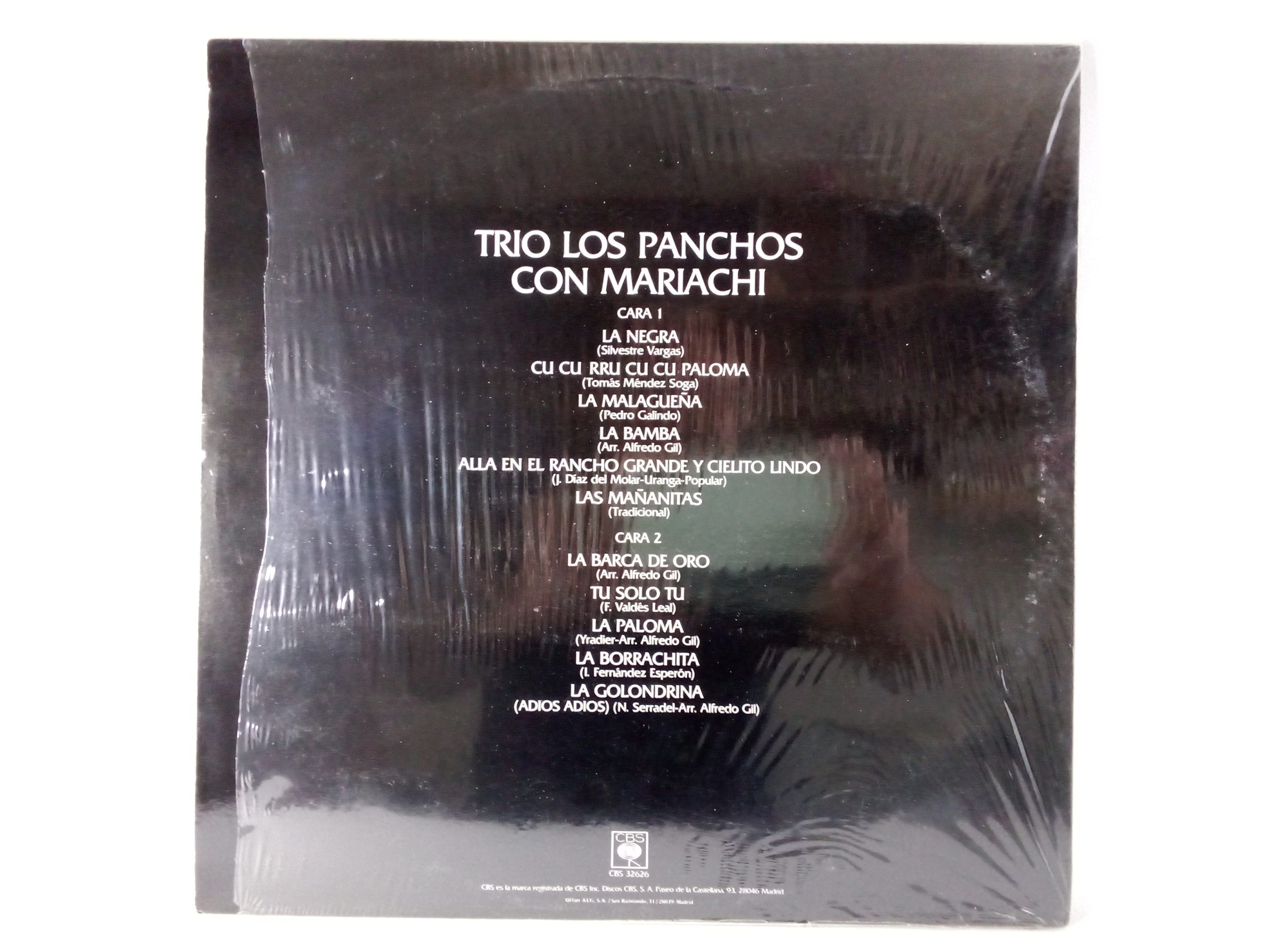 Trio Los Panchos: Trio Los Panchos Con Mariachi, Trio Los Panchos, vinilos de Trio Los Panchos, Ranchera, Mariachi, Bolero, vinilos discos baratos, vinilos baratos Santiago, Vinilos de época