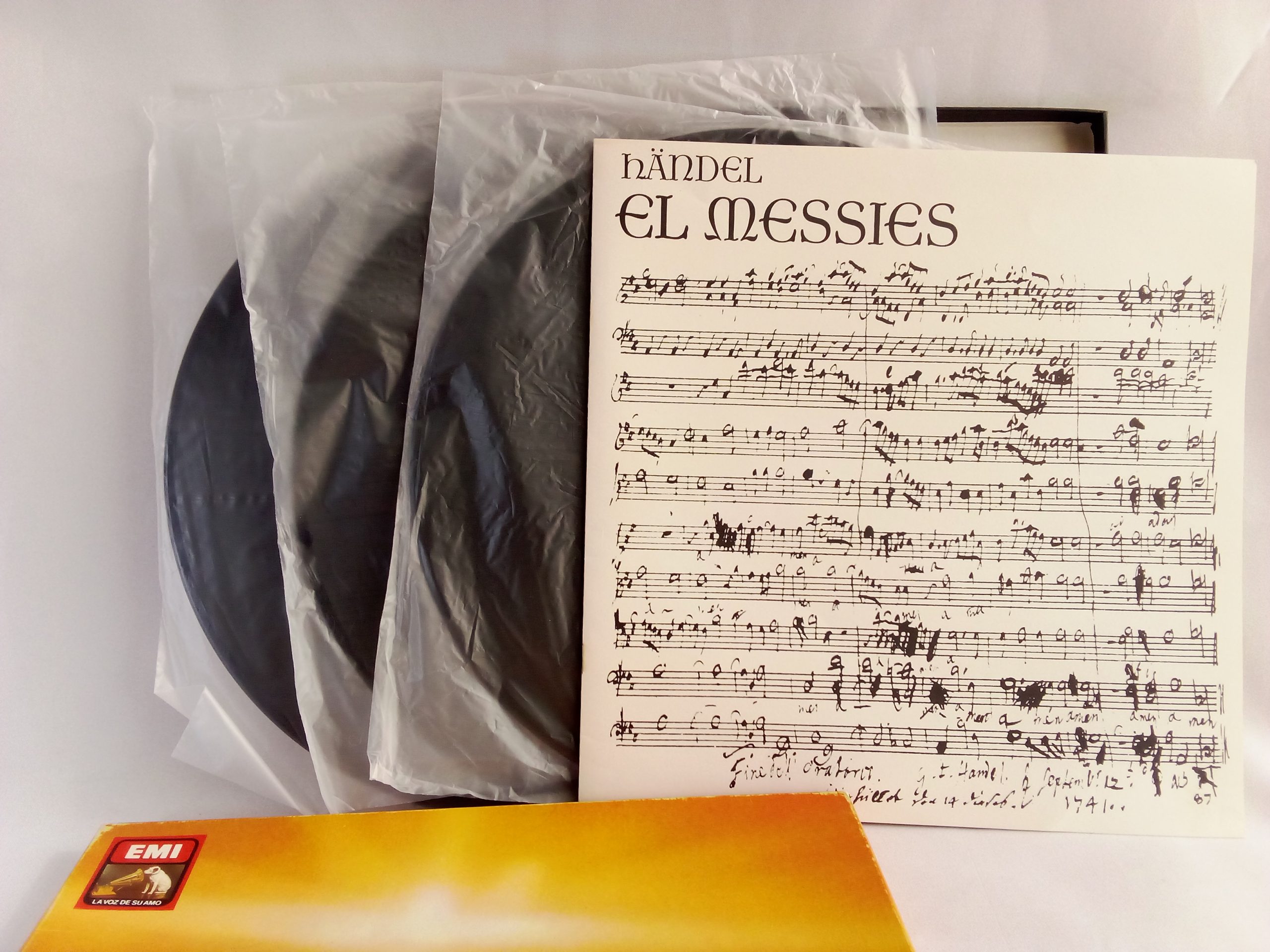 Handel: El Mesías, Handel, vinilos de Música Clásica, Venta de Vinilos Online, vinilos discos baratos, vinilos baratos Santiago, Vinilos música chilena, Oratorio, Música Barroca