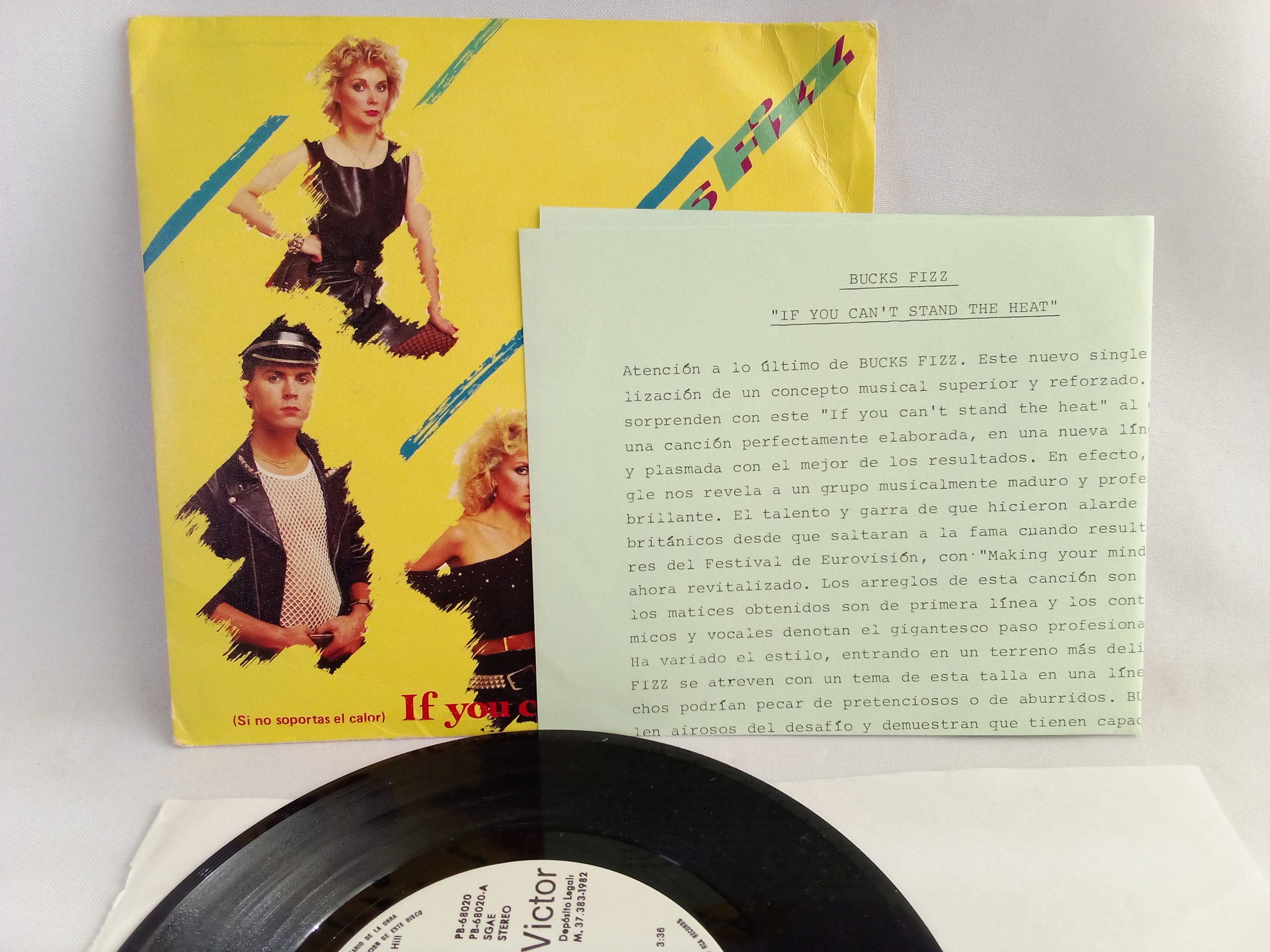 Bucks Fizz: If You Can't Stand The Heat, Bucks Fizz, vinilos de Bucks Fizz, Synth-pop, vinilos de Synth-pop, Vinilos Baratos Chile, Vinilos Pop Rock Oferta, Vinilos usados Chile, Venta de Vinilos Online, vinilos discos baratos, vinilos baratos Santiago