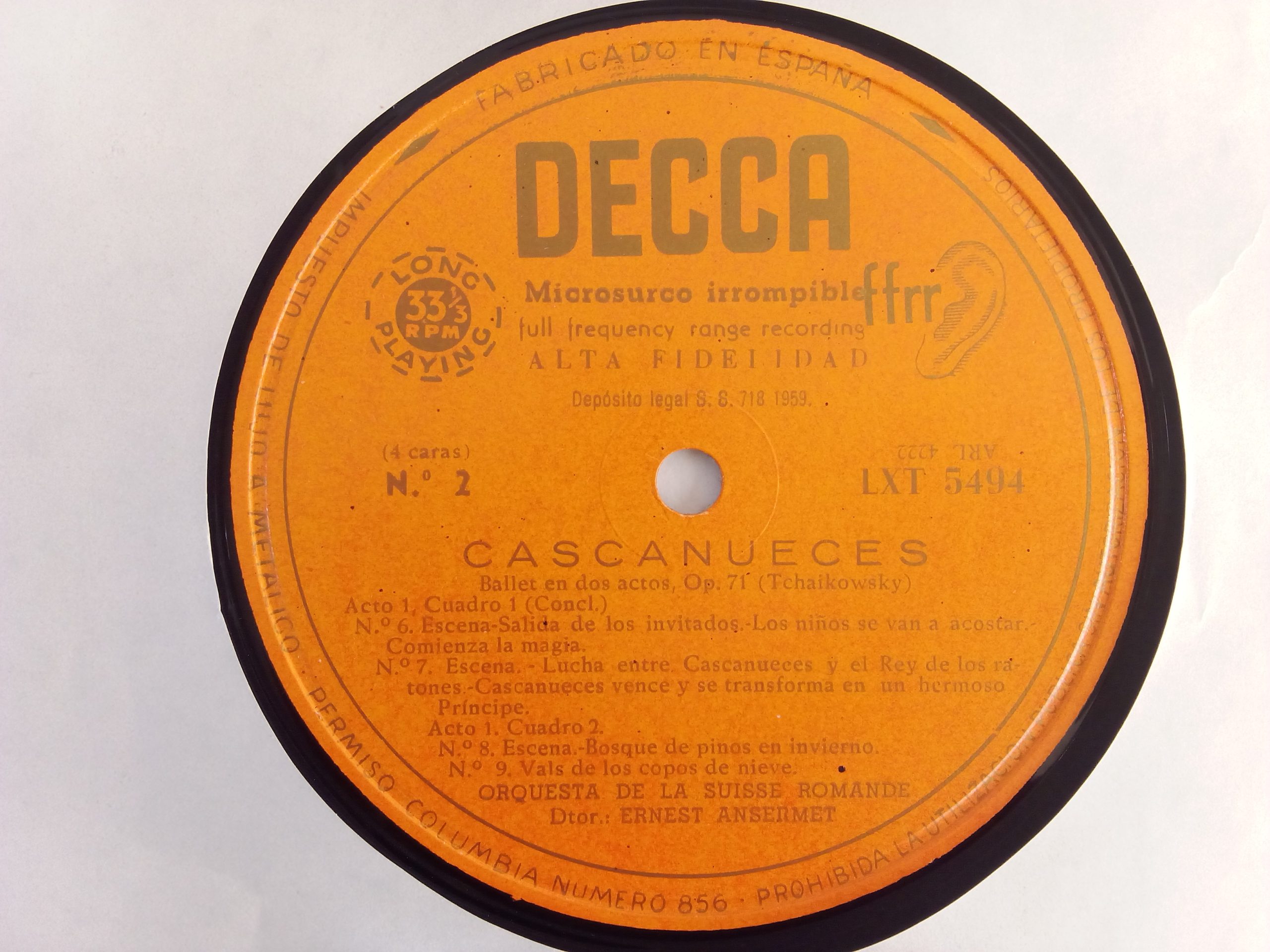 Venta online vinilos Clásica, Tchaikovsky - Ansermet: The Nutcracker (Casse-Noisette - Complete Ballet), Tchaikovsky, Ansermet, Romanticismo, Ballet, Vinilos usados Chile, Venta de Vinilos Online, vinilos discos baratos, vinilos baratos Santiago