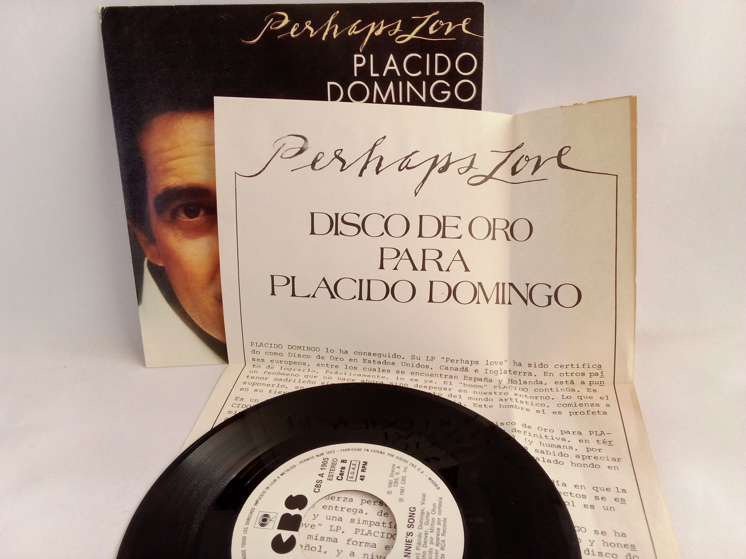 vinilos baratos Santiago, Placido Domingo With John Denver: Perhaps Love, Placido Domingo, John Denver, Vinilos usados Chile, Venta de Vinilos Online, vinilos discos baratos