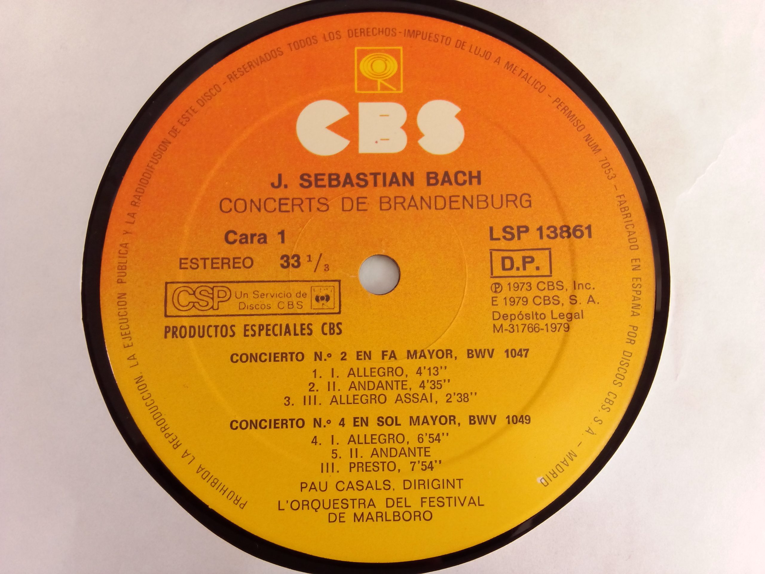 Vinilos en Oferta, Vinilos de Barroco, Pau Casals, Marlboro Festival Orchestra: Concerts De Brandenburg, Vinilos Santiago, Vinilos usados Chile, Venta de Vinilos Online, vinilos discos baratos, vinilos baratos Santiago