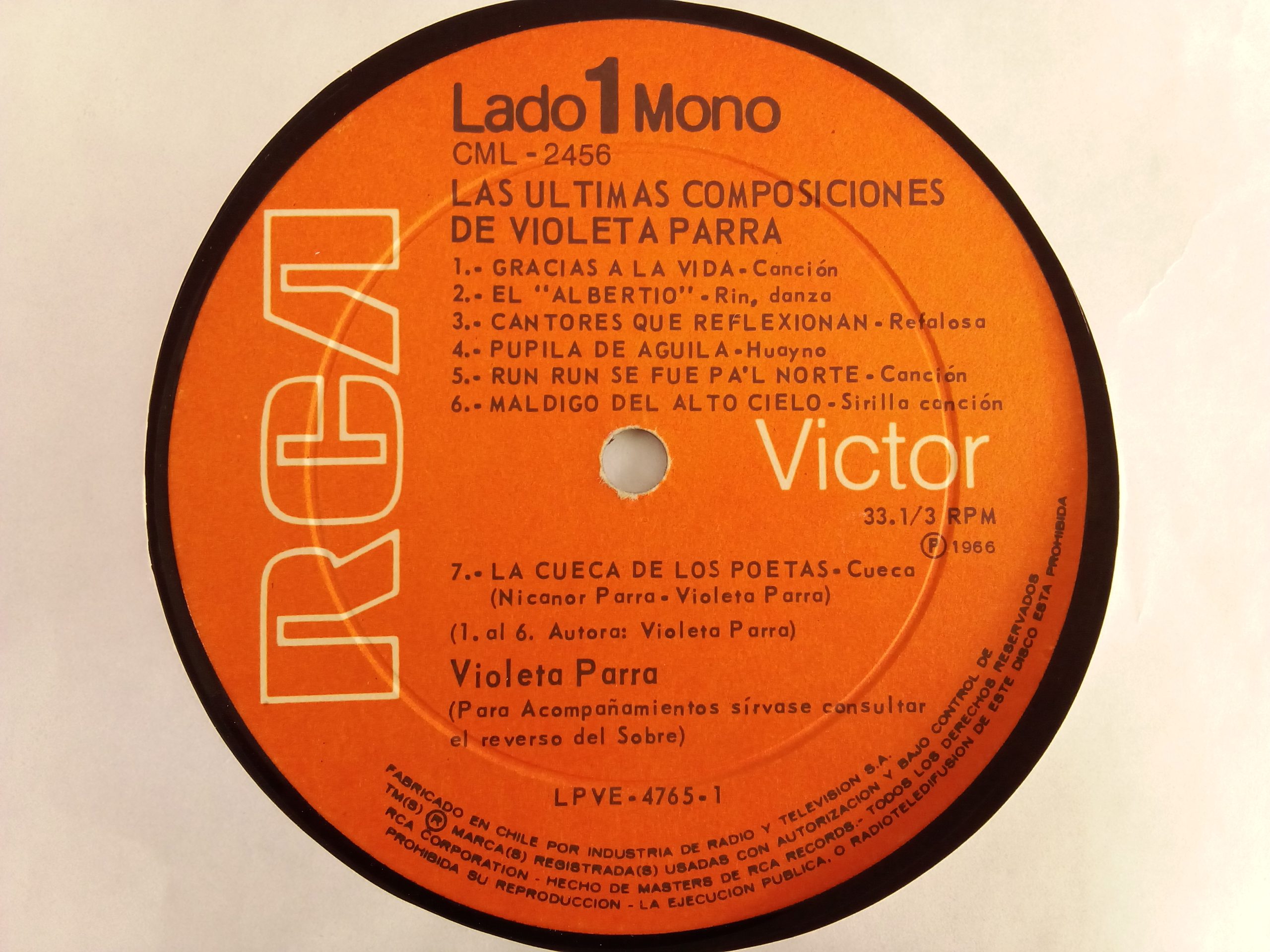 Vinilos de Colección, Violeta Parra: Las Últimas Composiciones De Violeta Parra, Violeta Parra, Música Popular, Folklore latinoamericano, Nueva Canción, vinilos originales, Vinilos de Nueva Canción Chilena, Vinilo Santiago