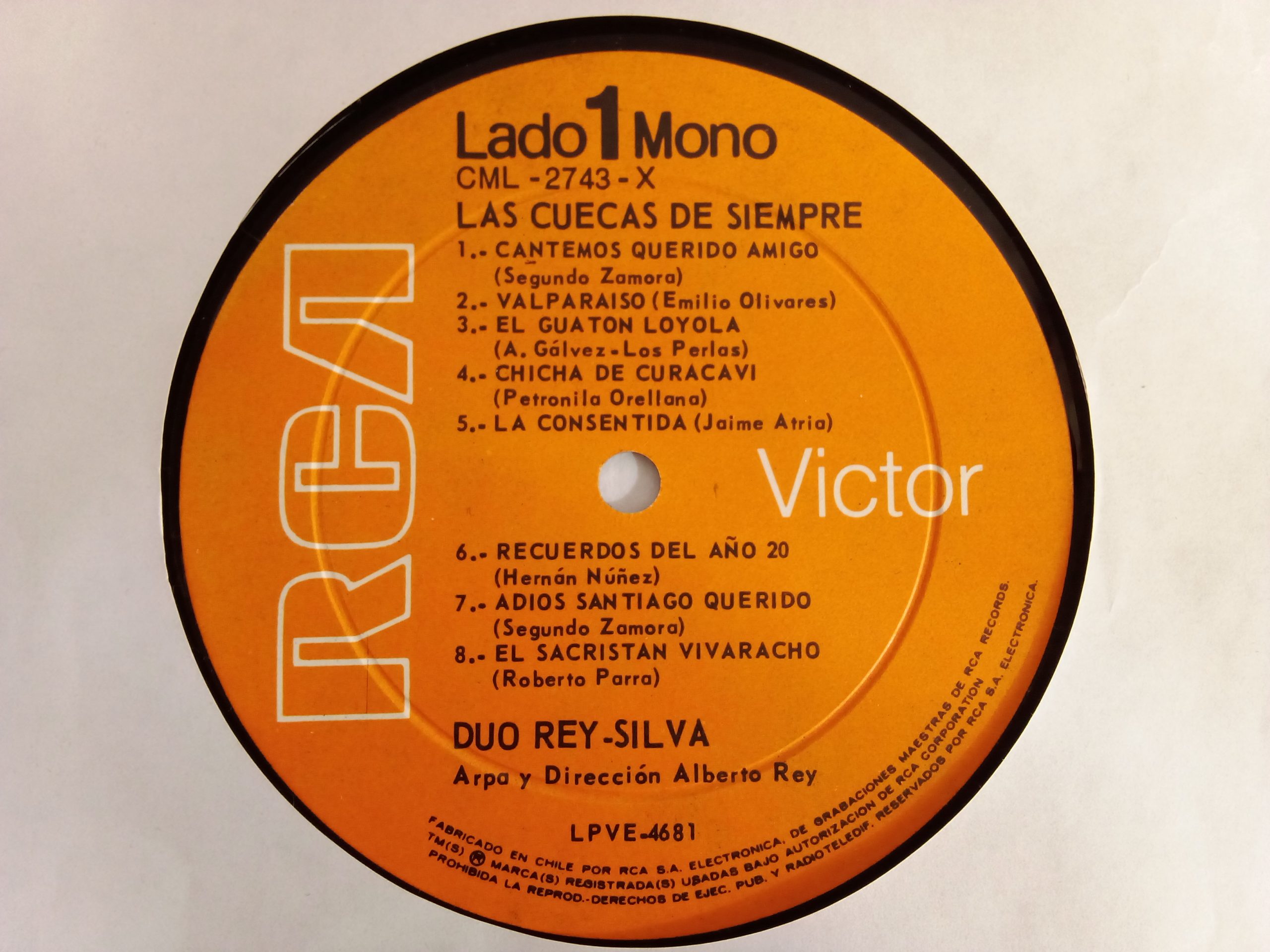 Duo Rey-Silva: Las Cuecas De Siempre, Duo Rey-Silva, Cueca, Venta vinilos de Cueca, vinilos de Cueca, Vinilos de época, vinilos de colección