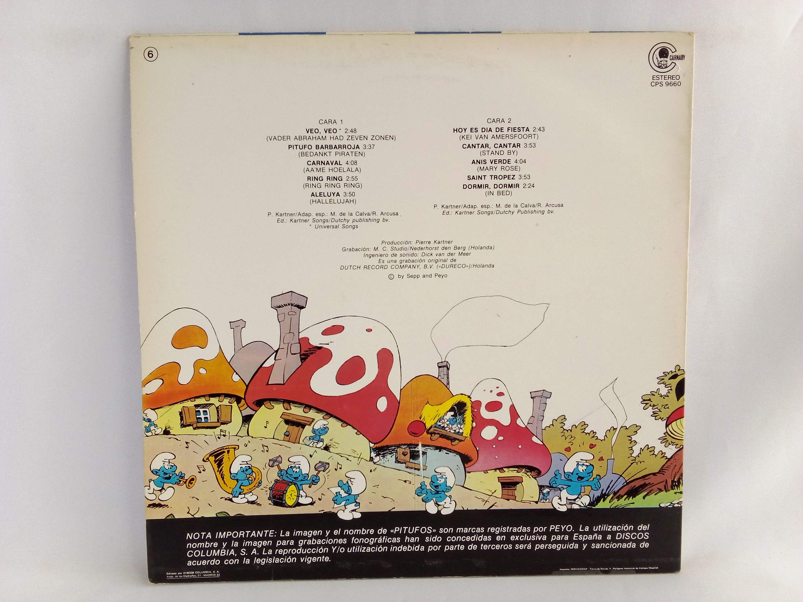 Venta de vinilos online, El Padre Abraham Y Sus Pitufos: Veo Veo, Canción Infantil, vinilos Música Infantil, Vinilos discos baratos, Vinilos Providencia, Vinilos Santiago