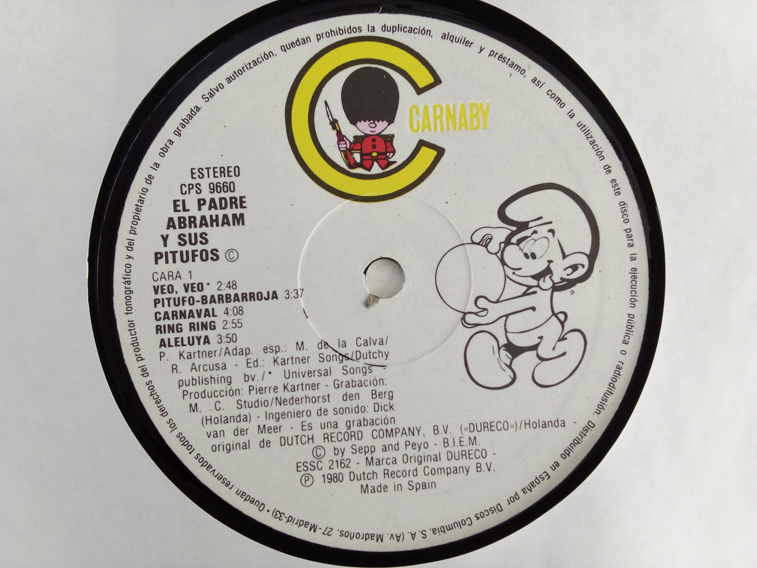 Venta de vinilos online, El Padre Abraham Y Sus Pitufos: Veo Veo, Canción Infantil, vinilos Música Infantil, Vinilos discos baratos, Vinilos Providencia, Vinilos Santiago