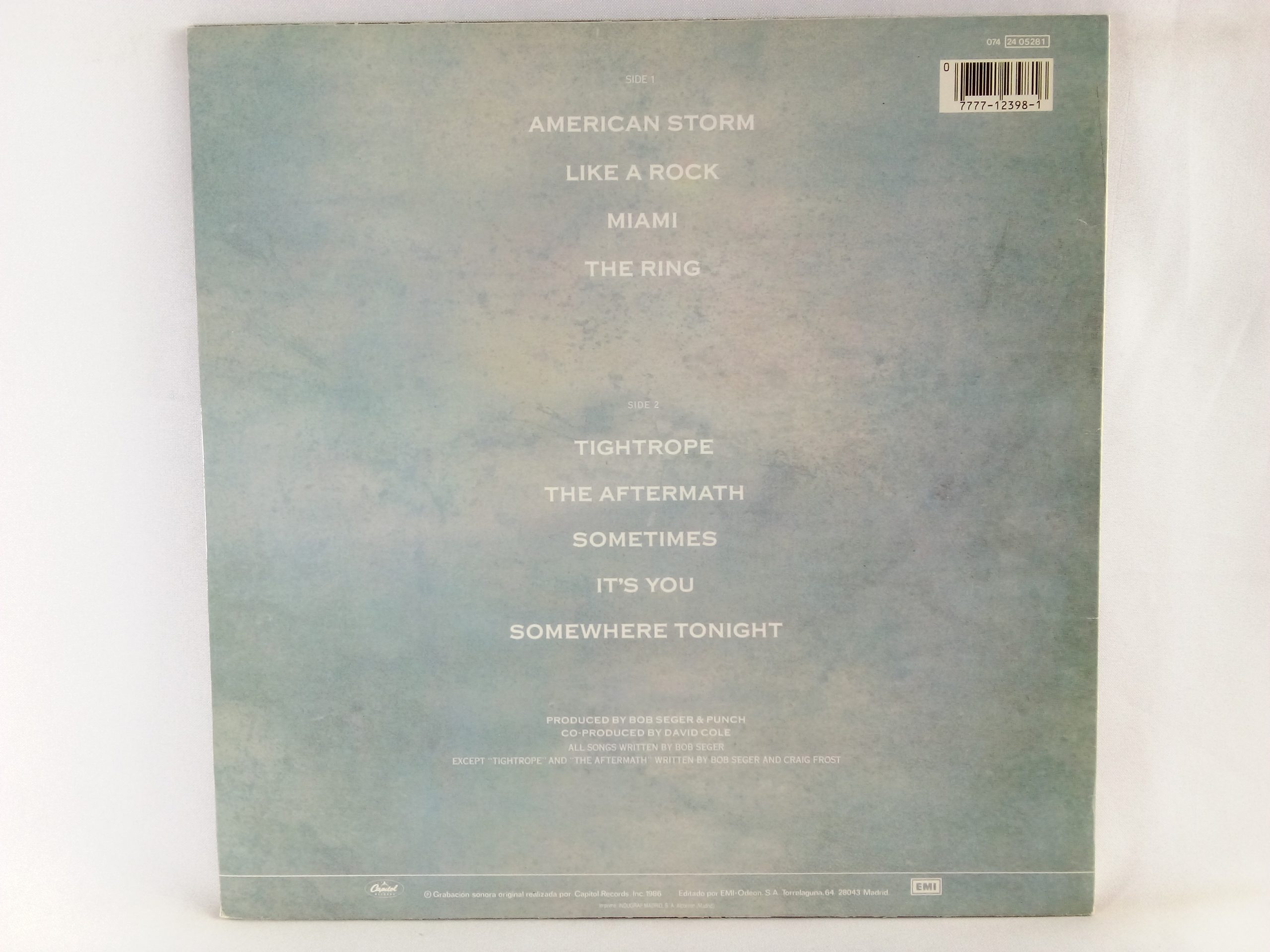 Vinilos Rock, Bob Seger & The Silver Bullet Band: Like A Rock, Bob Seger, The Silver Bullet Band, Vinilos usados Chile, Venta de Vinilos Online, vinilos discos baratos, vinilos baratos Santiago, Pop Rock, Arena Rock, venta vinilos Pop Rock, vinilos Arena Rock