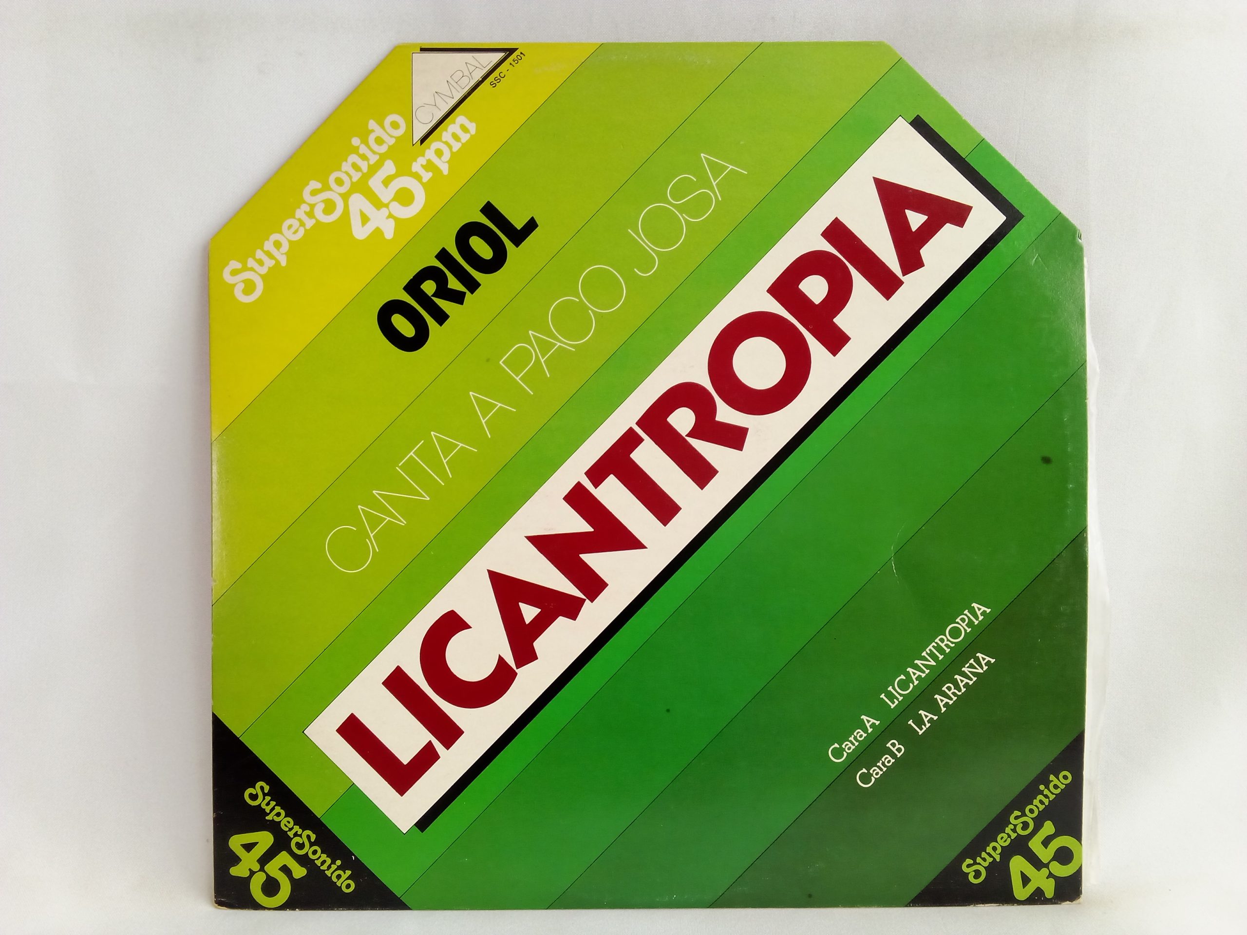 Vinilos Oferta, Oriol: Licantropia, Rumba, vinilos de época, vinilos de colección, vinilos 12' Chile, venta discos de vinilo, Tienda vinilos Santiago, vinilos baratos